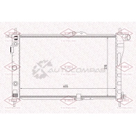 Радиатор охлаждения TATSUMI 1439841508 TGA1011 QSP CK