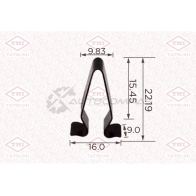 Клипса автомобильная [по 10 штук] TATSUMI R44 1MT 1441224820 TJB1756