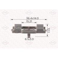Клипса автомобильная [по 10 штук] TATSUMI 5G U3XJC 1441224850 TJB1599