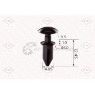 Клипса автомобильная [по 10 штук] TATSUMI TJB1525 F2 Z7UX9 1441224887