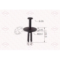 Клипса автомобильная [по 10 штук] TATSUMI TJB1635 FHZ QG 1441225015