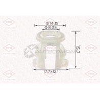 Клипса автомобильная [по 10 штук] TATSUMI TJB1742 K ODZ5R 1441225041