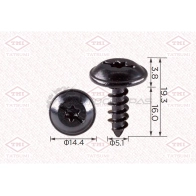 Клипса автомобильная [по 10 штук] TATSUMI TJB1823 HV 2LE5 1441225314