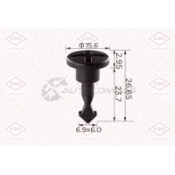 Клипса автомобильная [по 10 штук] TATSUMI 5W 67SN TJB1796 1441225332
