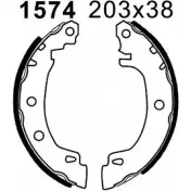 Тормозные колодки, комплект BSF 07317 2UOJ99 1274873299 M7 3JZRV