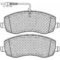 Тормозные колодки, дисковые, комплект BSF 10968 F4IJMAZ 1274883465 3M A59A