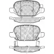 Тормозные колодки, дисковые, комплект BSF EGHAWZE H P7W4 20034 1274892001