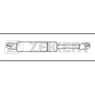 Амортизатор багажника, упор задней двери ZEKKERT 749J4 GF-1160 1275161019 MLP FC