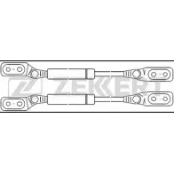 Амортизатор багажника, упор задней двери ZEKKERT Mazda 626 (GF) 5 Хэтчбек 2.0 DITD 90 л.с. 1998 – 2002 KT6WQ GX Q5I GF-1540