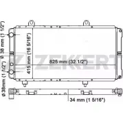 Радиатор охлаждения двигателя ZEKKERT 9GY2BR 1275188815 MK-1285 70FYK UV