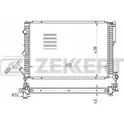 Радиатор охлаждения двигателя ZEKKERT FTOZ39W MK-1307 Renault Laguna (B56) 1 Хэтчбек 1.8 (B56A/B) 90 л.с. 1993 – 2001 1F0FF 3Q