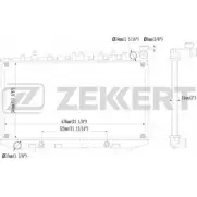 Радиатор охлаждения двигателя ZEKKERT 63AKMW8 ICLG4 N MK-1319 1275189307