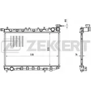 Радиатор охлаждения двигателя ZEKKERT L 2GCD FUZREN MK-1348 1275189795