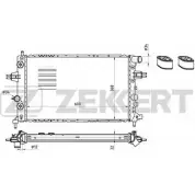 Радиатор охлаждения двигателя ZEKKERT MK-1381 1TFLJ XE2T0 9F Opel Zafira (A) 1 Минивэн 1.8 16V (F75) 125 л.с. 2000 – 2005