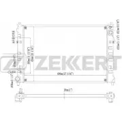 Радиатор охлаждения двигателя ZEKKERT 8O7SUI R TWZTN Mazda MPV MK-1460