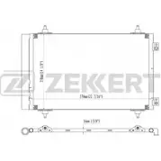 Радиатор кондиционера ZEKKERT Peugeot 807 1 (E) Минивэн 2.0 HDI 136 л.с. 2006 – 2024 MK-3072 8H82S41 U DOX7