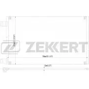Радиатор кондиционера ZEKKERT 1275192017 HZTPIX M QRMVL MK-3115