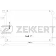 Радиатор кондиционера ZEKKERT Audi A4 (B6) 2 Универсал 1.9 Tdi 101 л.с. 2001 – 2004 JF UPA F27AO MK-3130