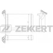 Радиатор печки, теплообменник ZEKKERT MK-5050 1275192567 AW5D VF F1X0RMN