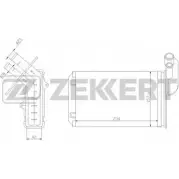 Радиатор печки, теплообменник ZEKKERT AH2QJ ALJKL P MK-5066 1275192695