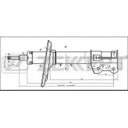 Амортизатор ZEKKERT KFNE2 FF Q0S6Z Fiat 500 (312) 1 Хэтчбек 0.9 60 л.с. 2013 – 2025 SG-4090