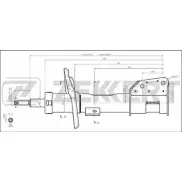 Амортизатор ZEKKERT SG-4093 FDUZP NO JXA99 1275220133