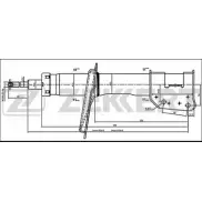 Амортизатор ZEKKERT SG-4524 Fiat Bravo (182) 1 Хэтчбек 1.9 JTD 105 105 л.с. 1998 – 2001 XKG GIW SOTO5