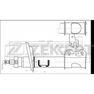 Амортизатор ZEKKERT J 1NX25G Saab 9-3 (YS3F) 2 Кабриолет 2.0 t 220 л.с. 2011 – 2015 XETUL SG-4725