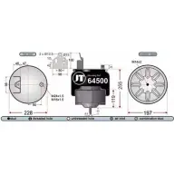 Пневмобаллон JURATEK 1275721295 5NB GH 9GFT1 JAA64501