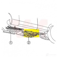 Днище кузова VAN WEZEL 3010387 469001 1373 51 9SQ463H