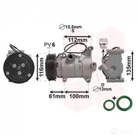 Компрессор кондиционера VAN WEZEL 467559 JZJXD D 2701K700 5410909621438 - Изображение 2