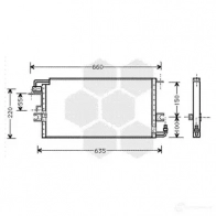 Радиатор кондиционера VAN WEZEL 479803 CBSPEF 60 535198 53005198