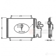 Радиатор кондиционера VAN WEZEL TMDNOW 43005192 60 435192 1423216815