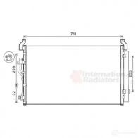 Радиатор кондиционера VAN WEZEL BUWTNS 82005360 6082536 0 Hyundai ix55 (EN) 1 Кроссовер 3.8 V6 4WD 264 л.с. 2011 – 2024