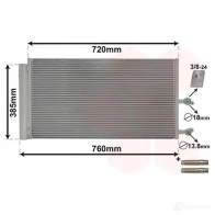 Радиатор кондиционера VAN WEZEL 08 PSB 59005194 1208209003 5410909670962 - Изображение 2