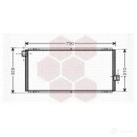 Радиатор кондиционера VAN WEZEL AB0JASC 6051 5062 478978 51005062