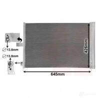 Радиатор кондиционера VAN WEZEL 30015702 KLXT G 5410909626662 468906 - Изображение 2