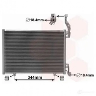 Радиатор кондиционера VAN WEZEL HW J9A 5410909596705 464688 18015702 - Изображение 2