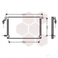 Радиатор кондиционера VAN WEZEL 09005131 Citroen Saxo 1 (S0, S1) Хэтчбек 1.6 90 л.с. 1996 – 2003 6H2BVEZ 600951 31