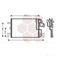 Радиатор кондиционера VAN WEZEL OIIR8Q 47005032 478175 6047503 2