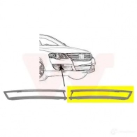 Накладка бампера VAN WEZEL 4314 17 483003 5839585 S76F1L1 - Изображение 2