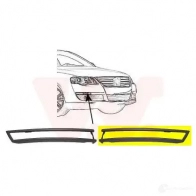 Накладка бампера VAN WEZEL 43 1413 JPQTO 482999 5839581