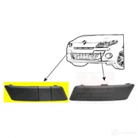 Накладка бампера VAN WEZEL 7 75205 AN0QHK 477815 4377582 - Изображение 2