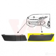 Накладка бампера VAN WEZEL 4377581 77 5203 THB5V7C 477814 - Изображение 2