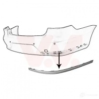 Накладка бампера VAN WEZEL H32W WJL 5740558 5410909620141 481111 - Изображение 3