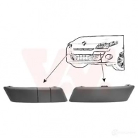 Накладка бампера VAN WEZEL SFYKG 77 5624 477813 4377580 - Изображение 2