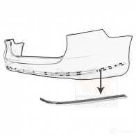 Накладка бампера VAN WEZEL 4 F3MX 5410909590710 5740554 481109 - Изображение 3