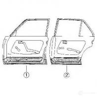 Дверь VAN WEZEL 1GDX F 1423216069 3006278 5410909039479