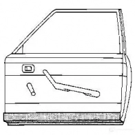 Дверь VAN WEZEL 1734272 3995KG1 703 750 1423215153