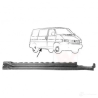 Дверь VAN WEZEL 41730 0 Volkswagen Transporter (T4) 4 Фургон 2.8 VR6 204 л.с. 2000 – 2003 5874122 K1F71